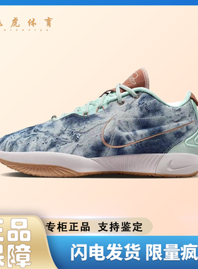 Nike Lebron 21 EP 蓝色 男款耐磨透气 低帮篮球鞋HF5466-300