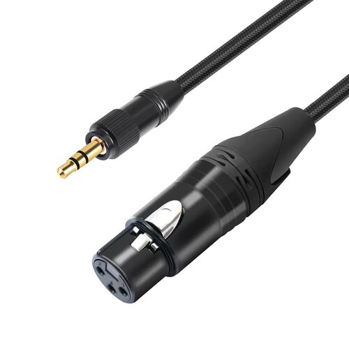 so8声卡DBS声卡连接话筒专用2米带锁3.5话筒平衡线