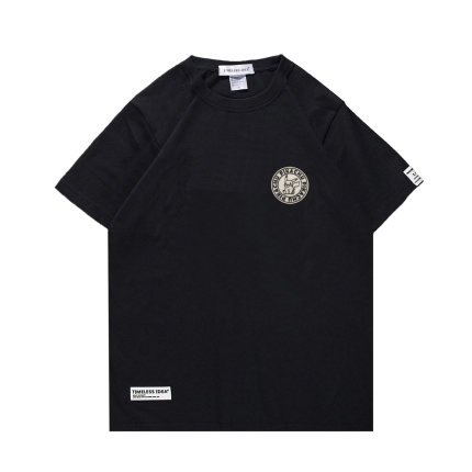 国潮timeless新款夏装皮卡丘简约纯棉短袖T恤情侣装男女潮牌宽松