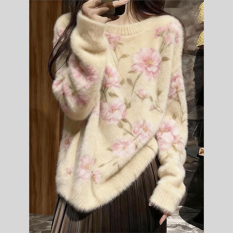 设计感慵懒高级感针织毛衣女款2025新款爆款可外穿内搭上衣女秋冬