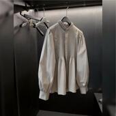 气质长袖 独特漂亮超好看上衣女2026年春季 设计感小众时尚 法式 新款