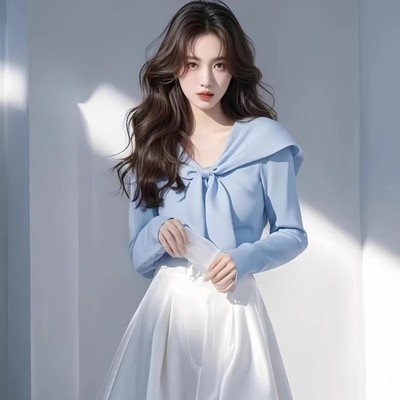 法式温柔风减龄穿搭套装裙女春装2025新款气质上衣半身裙两件套装