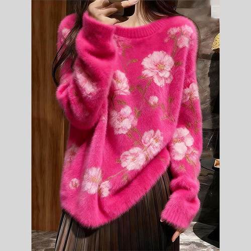 设计感慵懒高级感针织毛衣女款2025新款爆款可外穿内搭上衣女秋冬