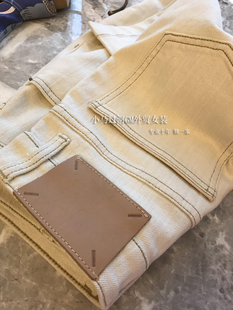 渠道货,之*出!穿出街拍感大长腿,宽松直筒显瘦有机棉牛仔短裤