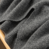 老钱高级感法国V领重磅羊绒毛衣针织连衣裙2025秋冬软糯新款 女