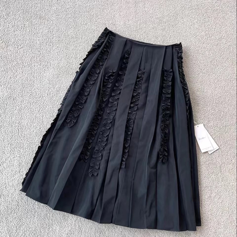 牛货太棒了！无DJIL*纯尾Z柜1W+滑爽舒适精致木耳边装饰半裙