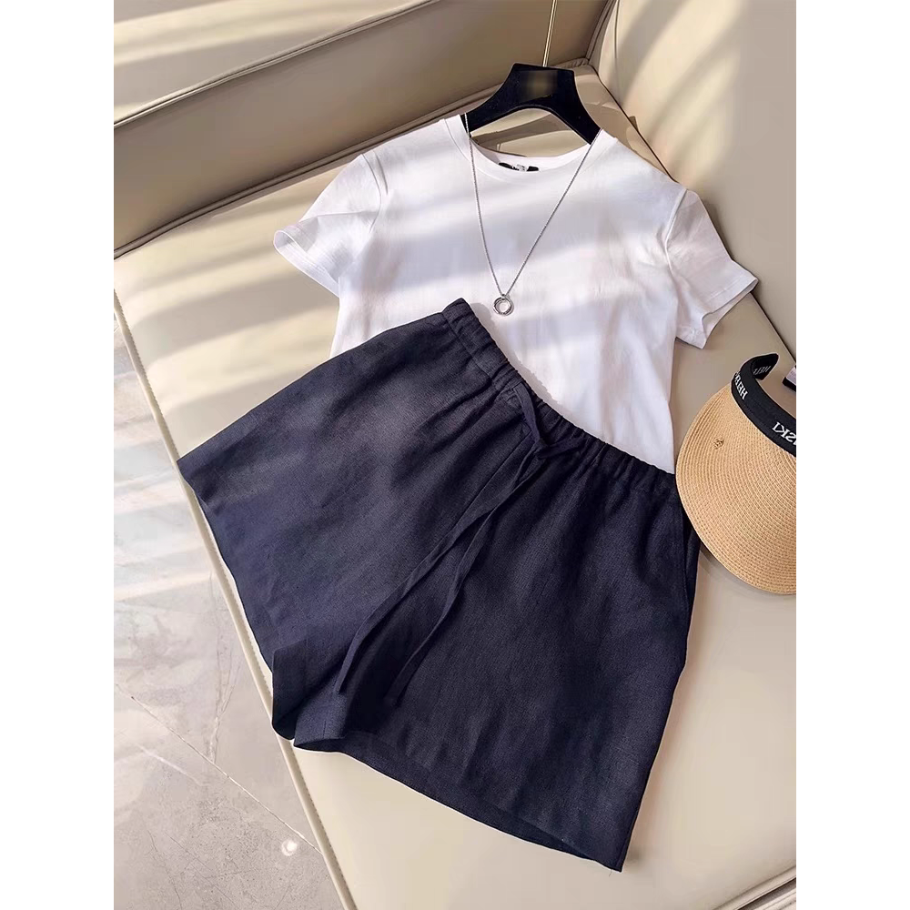 松紧腰抽绳亚麻短款休闲裤 口袋宽松阔腿裤 百搭显瘦短裤子 夏女,女装/女士精品,休闲裤,淘宝优惠券,粉丝福利购,淘宝优惠卷