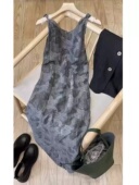 流行漂亮法式 女装 气质高端精致梨形身材显瘦吊带连衣裙子 新款 春季