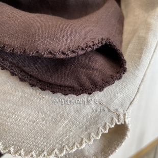 原厂里加的单！！质地嘎嘎透气~100%亚麻小A字缕空钩花腰休闲短裤