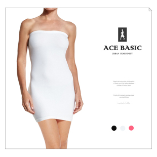 外贸原单中长款 无肩带 抹胸上衣裹胸内衣防走光打底内搭修身