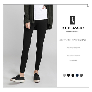 秋季 显瘦九分裤 薄款 修身 女 外穿高腰大码 外贸弹力紧身打底裤