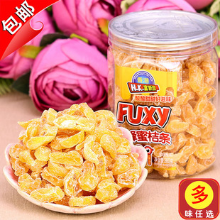 香港富新园蜂蜜桔条260g柑桔干蜜饯金桔子野生柑橘片即食新兴特产