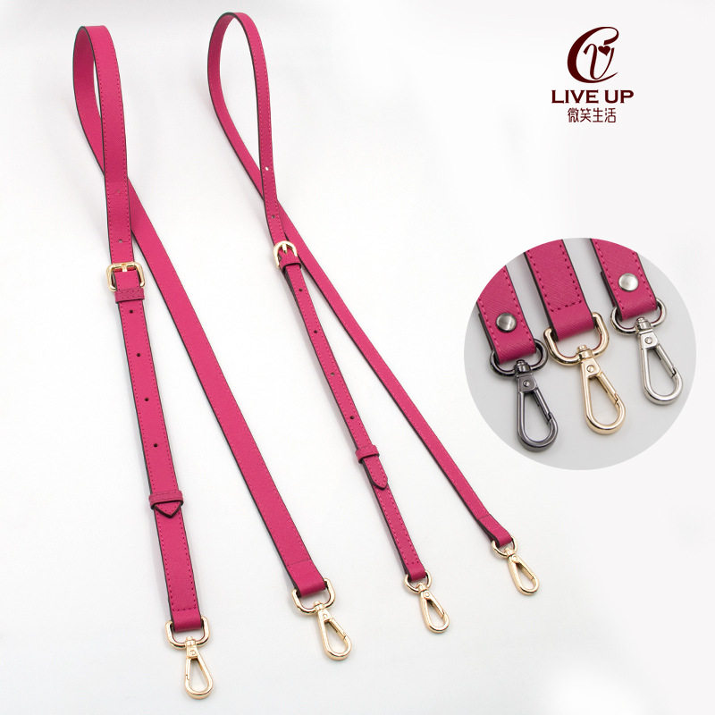 包带肩带 梅红十字纹牙签纹包带女包包配件可调节单肩斜跨皮带子