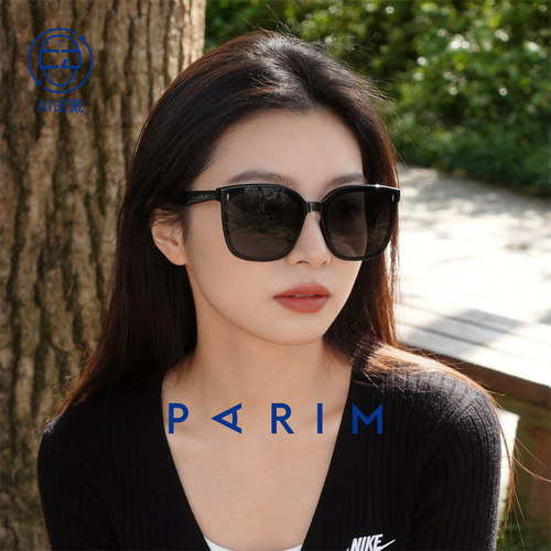 派丽蒙女大框GM黑超偏光墨镜超轻防眩光驾驶防晒太阳镜