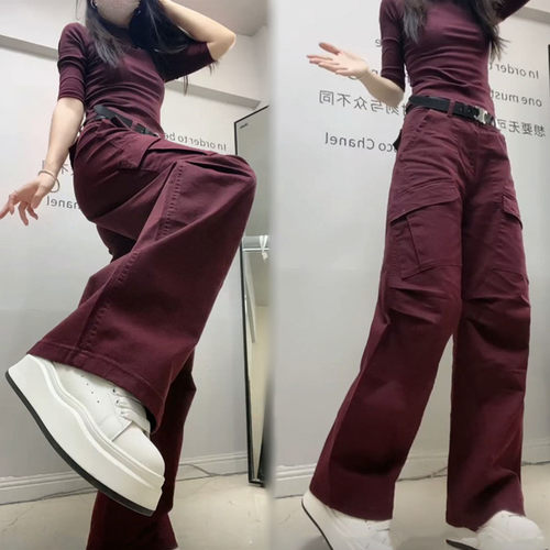 工装裤长裤适中牛仔棉2025秋显瘦