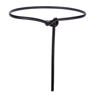 真皮细腰带女黑色白色小皮带打结装饰配连衣裙子腰链夏季2025新款