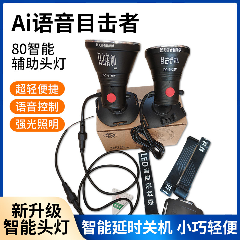 目击者80灯头强光远射头戴式恒流
