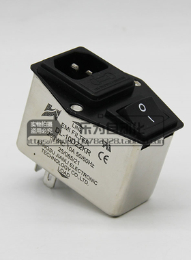 DL-10DZ2KR AC220V 10A 坚力单相电源滤波器 插座式带开关和保险