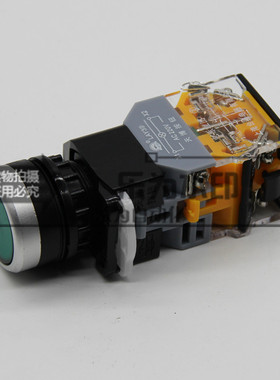 LAY39C-20TD/11TD绿色带灯自锁按钮 LAY39C系列  AC220V灯