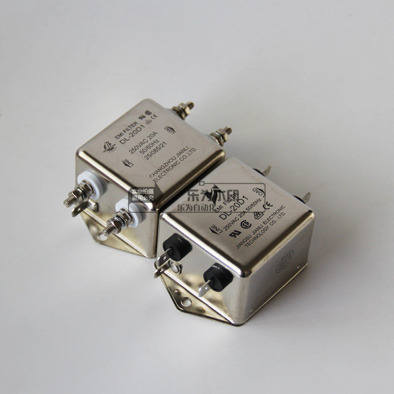 DL-20D1 220V 20A 坚力 电源滤波器 单相AC250V 20A EMI FILTER