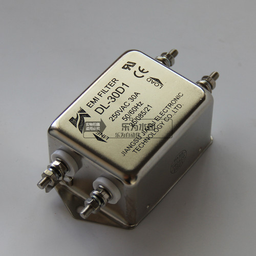 DL-30D1 220V 30A 坚力 电源滤波器  单相AC250V 30A EMI FILTER