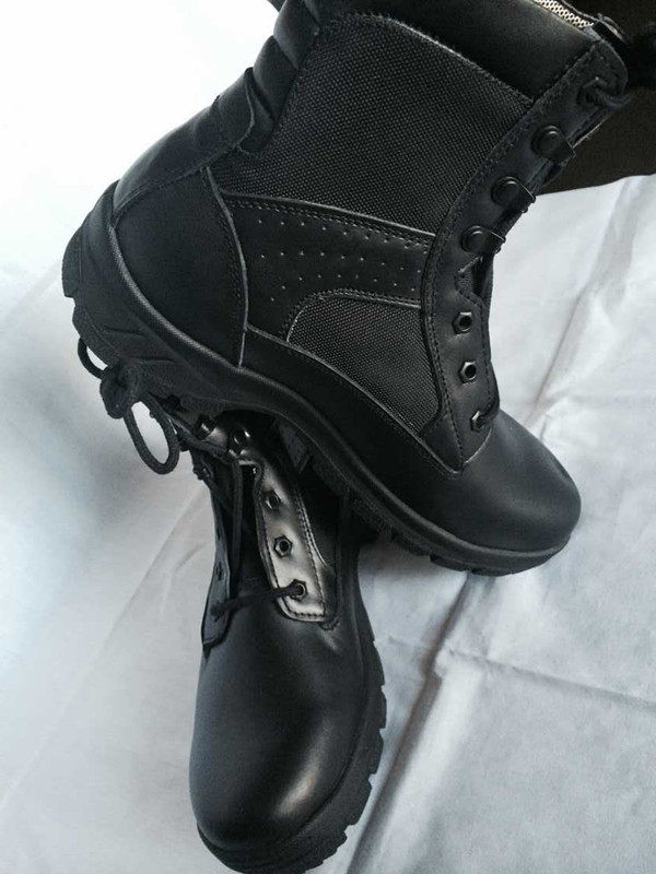 Bottes militaires en cuir - porter - Ref 1402589 Image 3