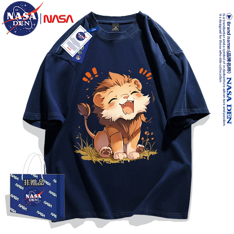 NASA联名夏季纯棉短袖T恤男女款