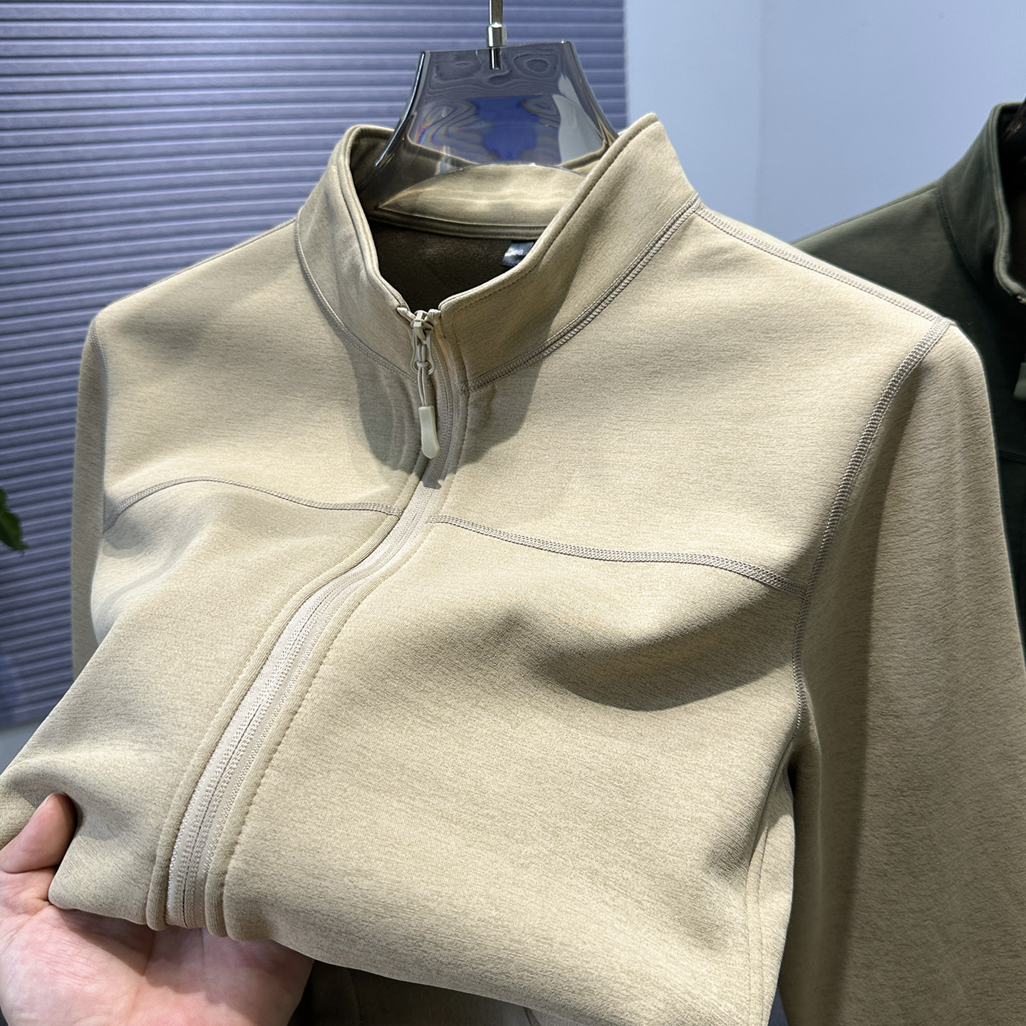 奥粒绒运动休闲卫衣开衫男外套