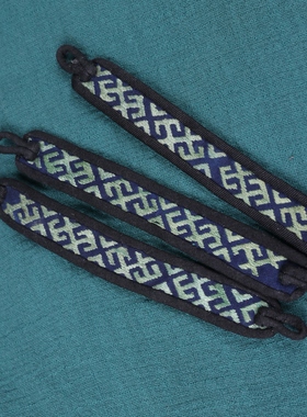 复古民族风土布织锦手工手工带女