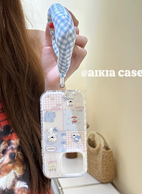 西高地小狗插画IMD适用于苹果17手机壳华为mate/p80nova14小米17/k80/note15可爱oppo reno荣耀400女vivo s30