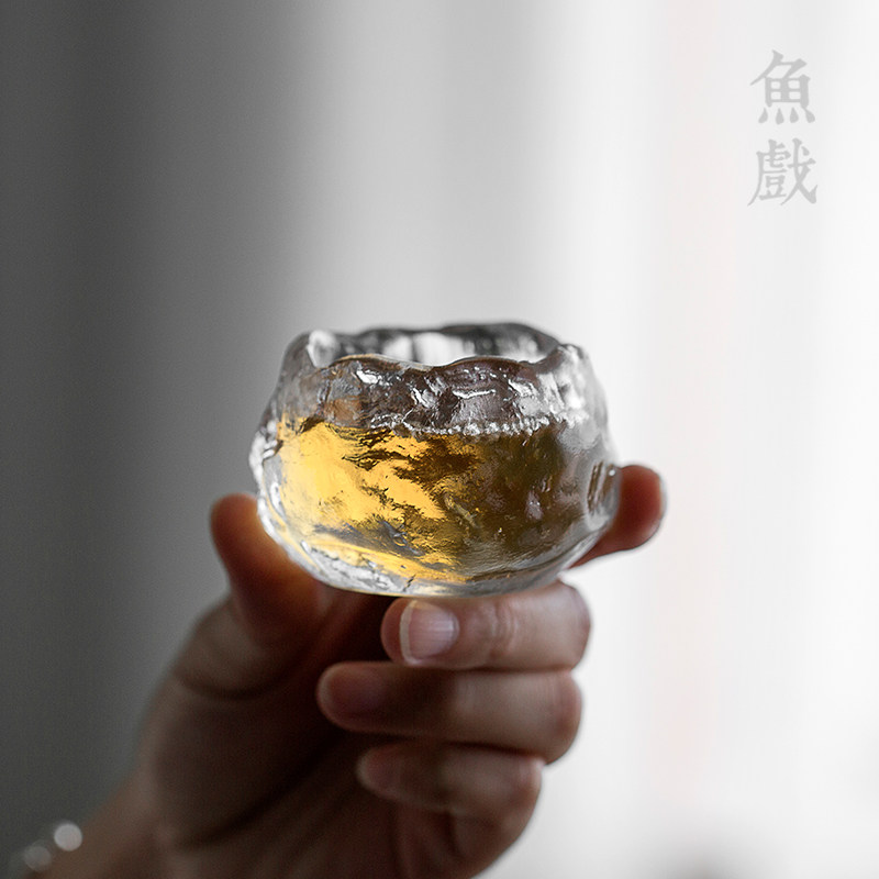 古法冰冻烧琉璃品茗杯个人杯男女图片