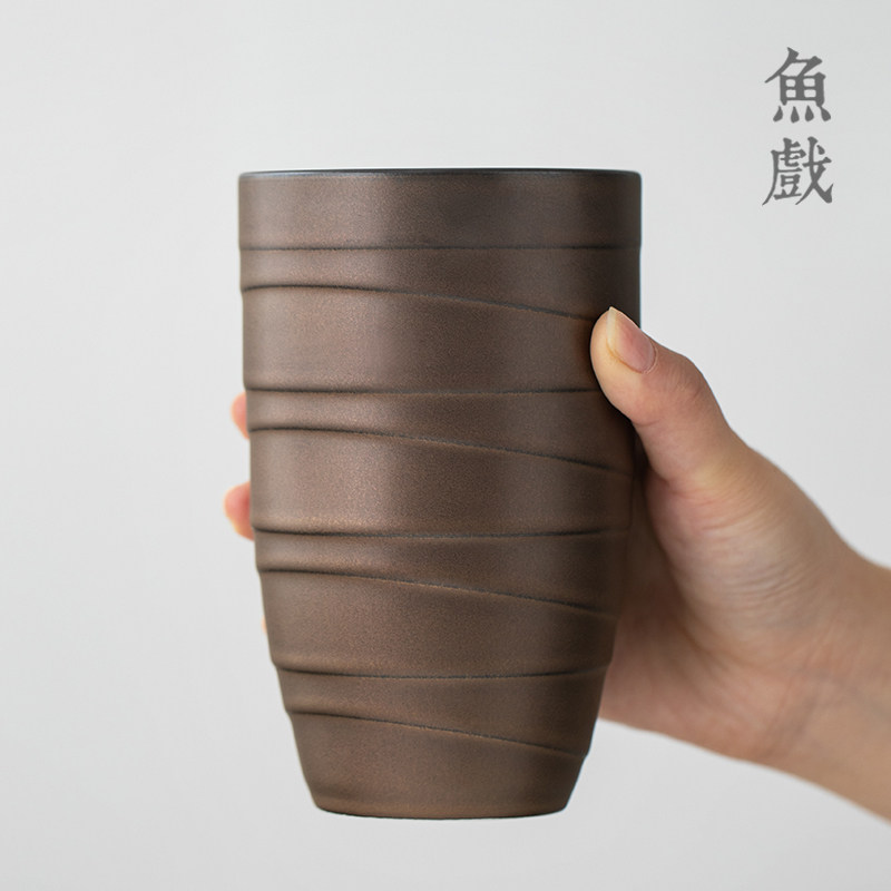 【清仓】陶瓷茶杯双层防烫泡茶杯大容量水杯可乐杯马克杯,餐饮具,茶杯,淘宝优惠券,粉丝福利购,淘宝优惠卷