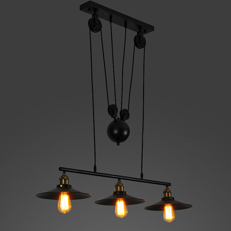 酒吧餐厅吊灯loft工业风铁艺