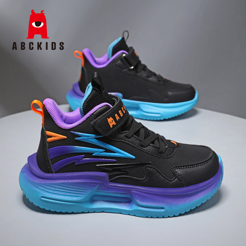 Abckids儿童运动鞋男童篮球鞋新款秋冬皮面防水加绒中大童鞋子男,童鞋/婴儿鞋/亲子鞋,运动鞋,淘宝优惠券,粉丝福利购,淘宝优惠卷