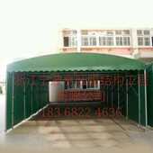 苏州推拉蓬仓库伸缩帐篷南京移动户外夜宵大排挡遮阳篷超大型轮子