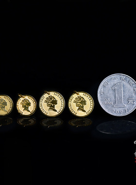 儒匪窝18k金伊丽莎白女王吊坠