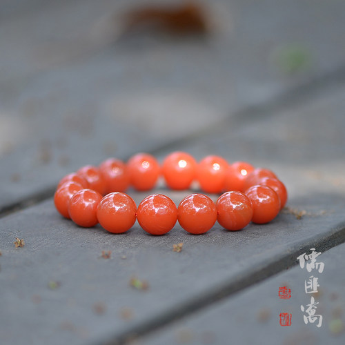 满肉南红玛瑙手串收藏级南手链