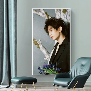 成毅十字绣2026新款线绣真人照片定制简单手工刺绣钻石画明星照