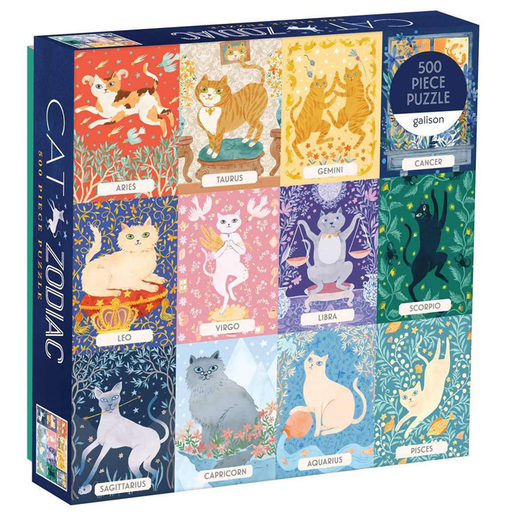 galison星座猫咪美国进口拼图