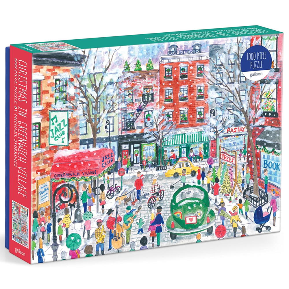 （现货）正版galison 格林威治圣诞节 1000片美国进口拼图