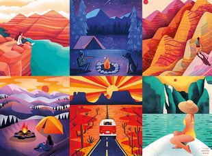 （订）一个人也很好 Buffalo Games 1000片 美国进口拼图