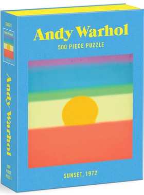 （现货）正版galison 安迪沃霍尔 日落 500片 美国进口拼图