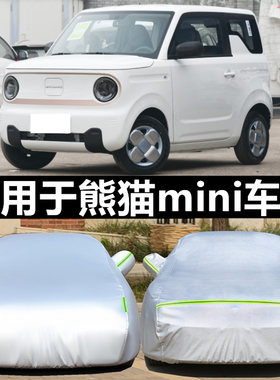 熊猫mini车衣车罩防晒防雨防冰雹