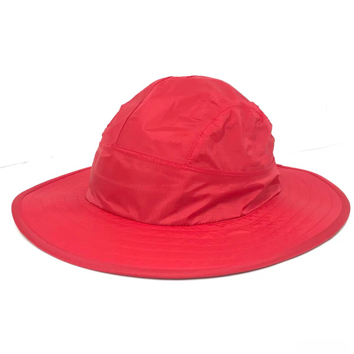 春夏季户外防水大檐帽超簿轻防雨原单哥儿面料渔夫帽光身定制Logo