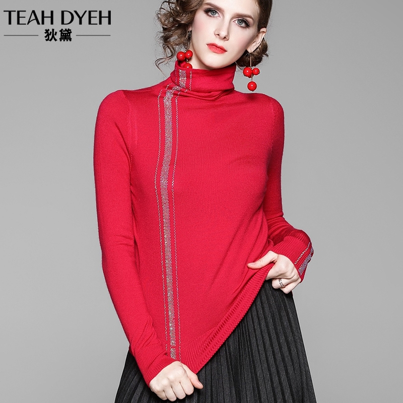 轻熟时尚洋气风竖条闪闪打底衫