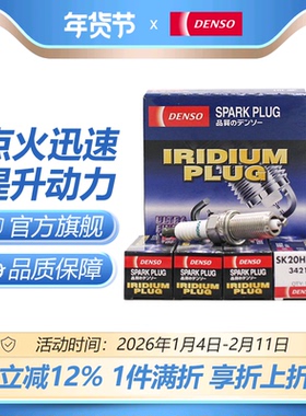 电装SK20HR11适配普拉多酷路泽霸道雷克萨斯铱金火花塞 4支装