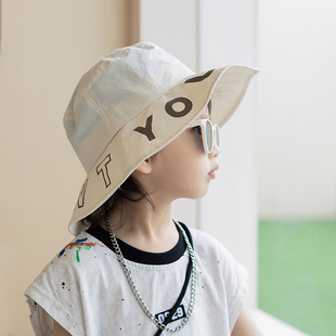 盆帽女童漁夫帽春秋速干太陽帽 男童遮陽帽兒童防曬帽寶寶帽子夏季