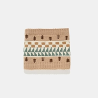 【2080】-хаки и бежевый шарф на шею