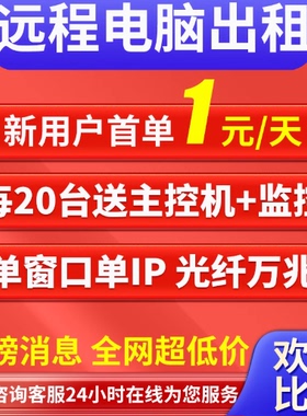 远程电脑服务器出租E3E5物理机模拟器虚拟机单双路工作室游戏多开