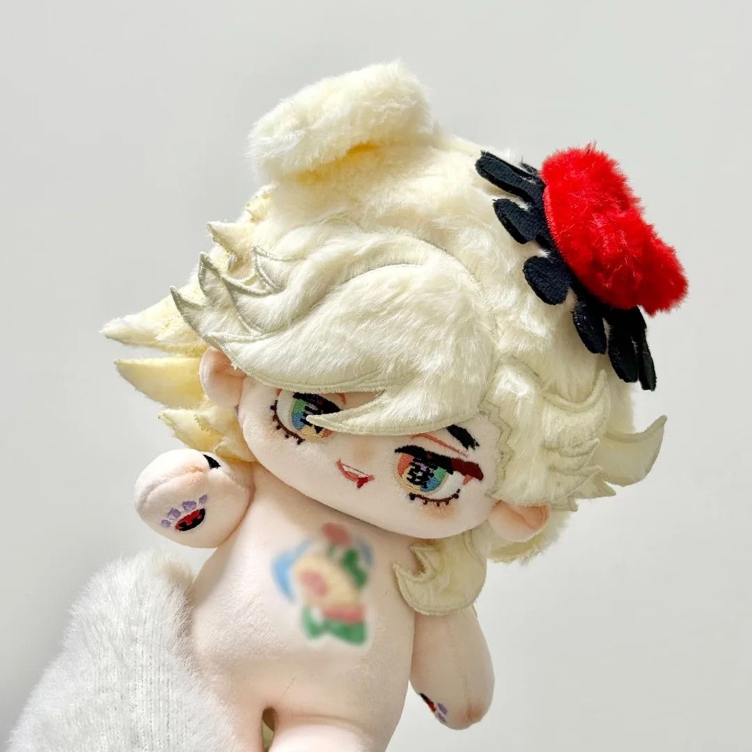 童磨属性棉花娃娃鬼灭之刃20cm同人角色玩偶节日礼物可爱玩偶公仔